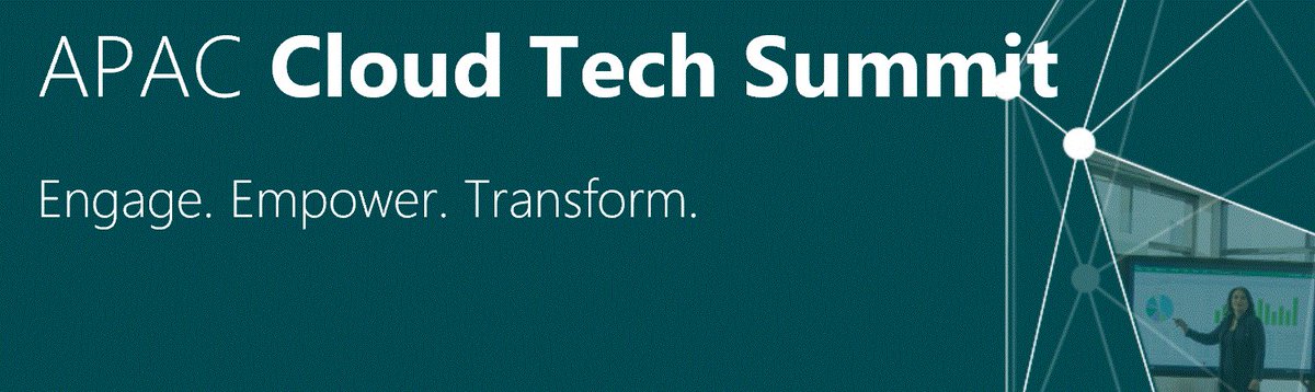 PatrikBihammar's tweet image. Don&apos;t miss the #Microsoft APAC #CloudTechSummit: #IOT, #BigData, #AI #MachineLearning #PaaS and #SAP on #Azure: aka.ms/apaccloudtechs…