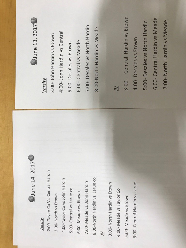 NHHS summer shootout tomorrow! Come on out and watch some summer basketball, all area teams should be in action!