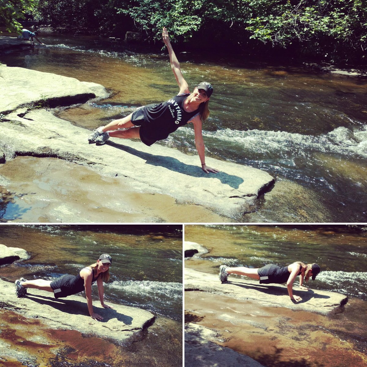tracy_greely's tweet photo. Anything is possible with #fit3 #relivinternational #relivconference2017 #plank #plankingontopofawaterfall #pushups https://t.co/L6nfZVjvg3