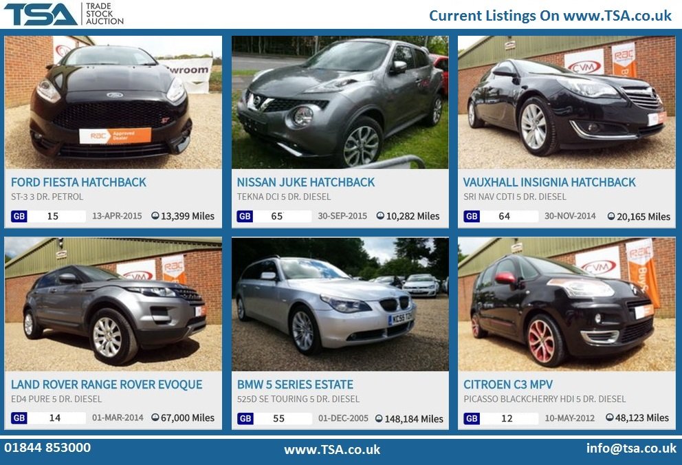 tsacouk's tweet image. A selection of fantastic PX stock for auction to the motor trade at TSA.co.uk