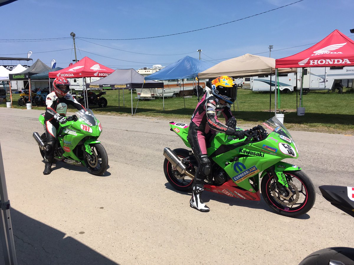 Thank you to the Fans, Riders, Sponsors &amp; #CSBK staff for a great first visit to #GBM &amp; Thanks to <a href="/GBMotorplex/">Grand Bend Motorplex</a> for their hospitality! 😎
