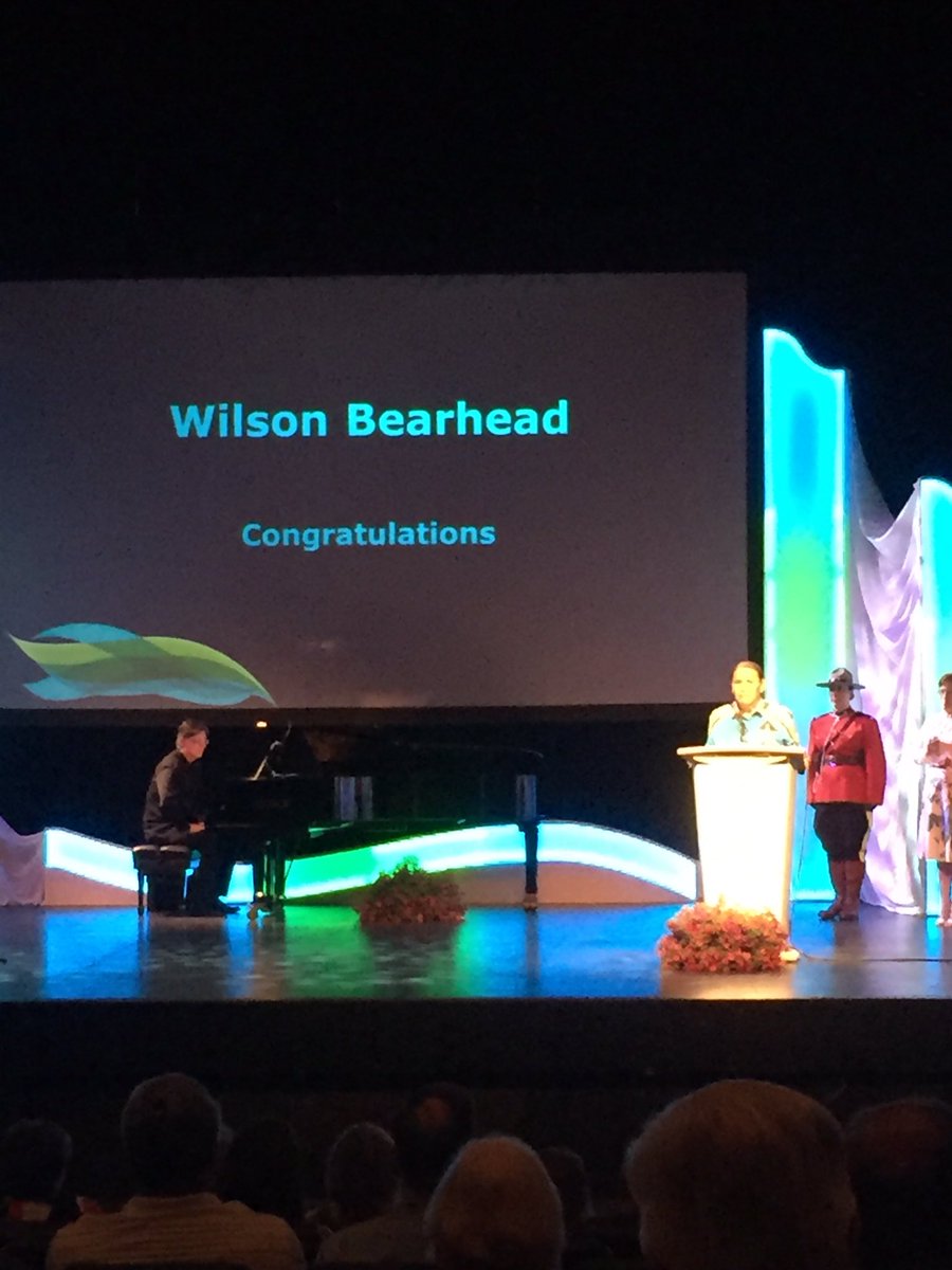 MrsSDyer1's tweet photo. @Bearhead_C Grateful for Elder Wilson Bearhead. Truly an inspiration  for young and old. Thanks. #eips #strathcona https://t.co/RvtM0Ajd3u