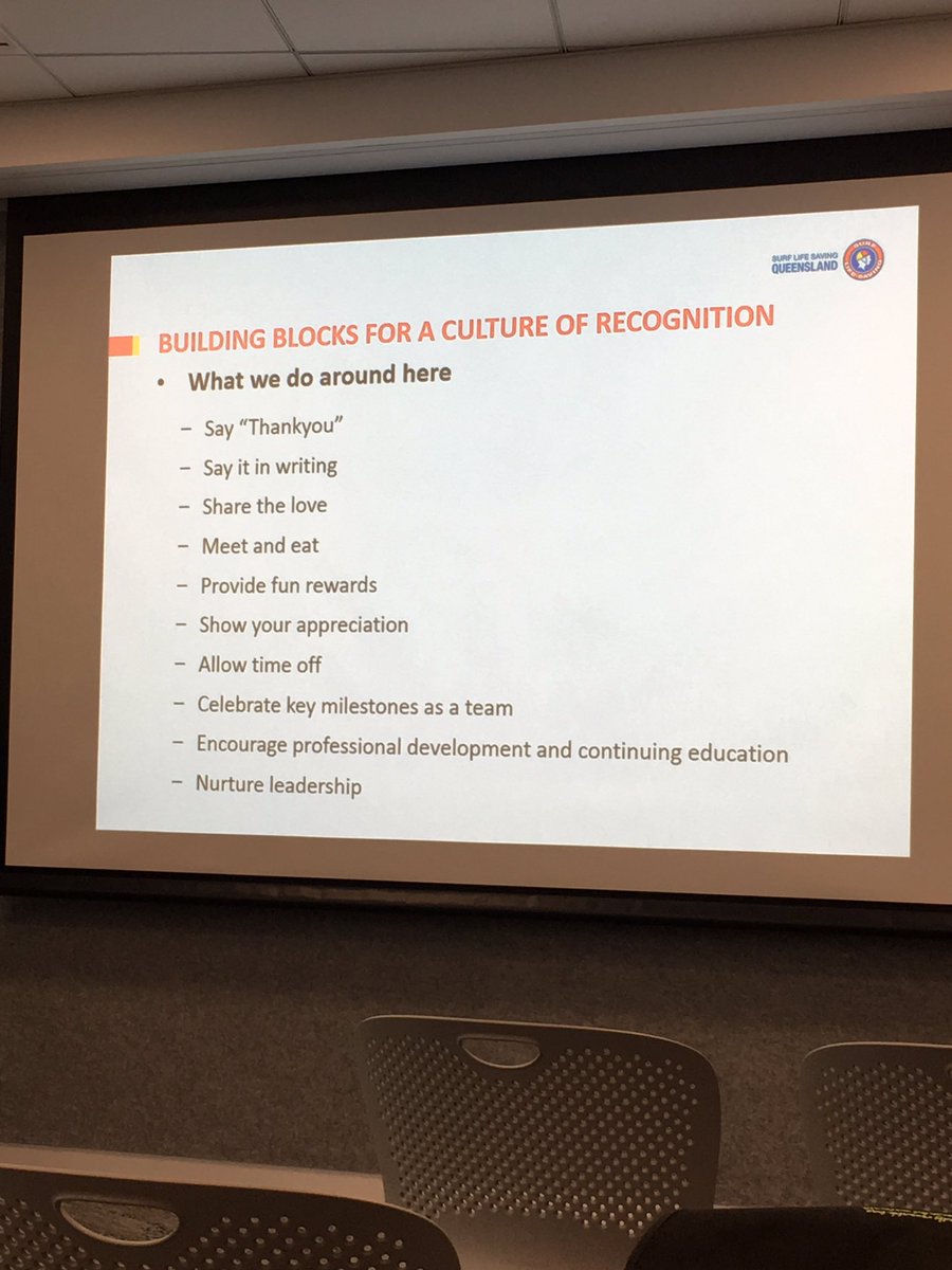 Recognition so important for engaging teams. Doesn't have to be hard - <a href="/lifesavingqld/">Surf Life Saving Queensland (SLSQ)</a> 98% retention! <a href="/Chartered_Accts/">Chartered Accountants Australia and New Zealand</a> #regionalforum