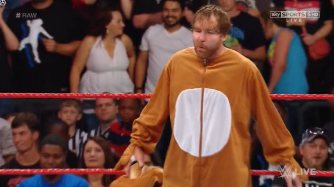Resultado de imagen para dean ambrose dressed like bear