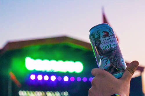 experiencenash's tweet photo. The sun has set on one of the most fun weekends of my life -- @Bonnaroo. Sippin on @AngryOrchard to commemorate. | #BeFreeMusic #Ad https://t.co/jJpdnr8AtX