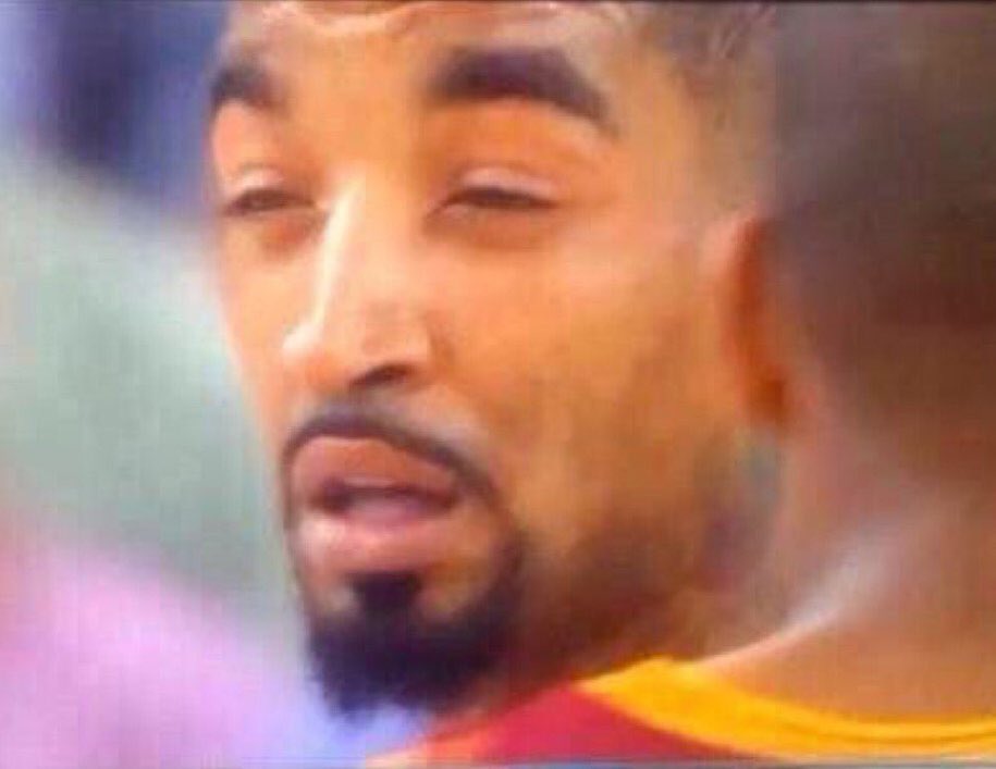 ThatBretGuy_'s tweet photo. JR Smith after hitting that shot: 

"Did I just make that???" 

#NBAFinals2017 https://t.co/QSvEjukGYo
