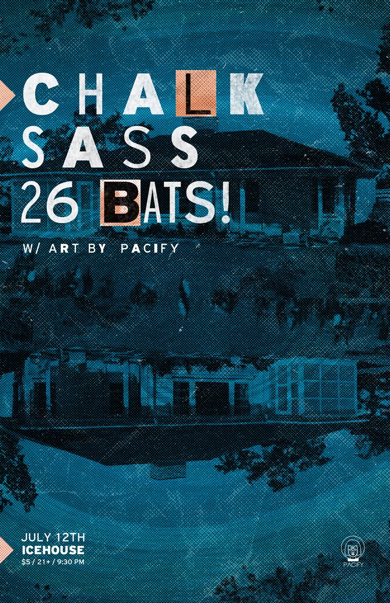 thisischalk's tweet photo. Next local show is a month from today! July 12th at @icehousempls w/ Sass and @26BATS and art by @pacifympls. It shall be extra rad!! https://t.co/NUyPJRzgyW