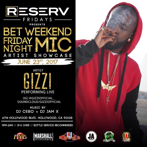 GizziOfficial_'s tweet photo. Catch ME Live At #ReservFridays #BetWeekend #FridayNightMic  Inside #PigNWhistle ( 6714 #Hollywood Blvd 90028 ) 4 more info contact me !!! https://t.co/vvPbJIkPkV