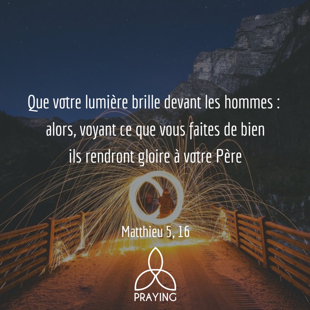 Praying_app's tweet image. Sois une #lumière pour le #monde ! 🌏
Sois un rayon de #soleil pour les autres ! ☀
Sois la #flamme qui réchauffe les cœurs ! ❤