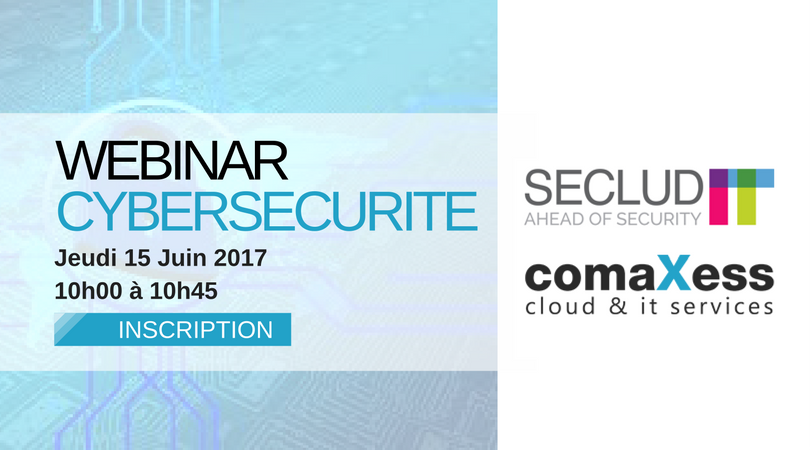 SergioCyberAI's tweet photo. J-2 avant le #Webinar @Comaxess &amp; @SecludIT sur le thème : " Vos données sont-elles bien protégées ?" Inscription : https://t.co/ptagDgWtKs https://t.co/MgoUAKtesb