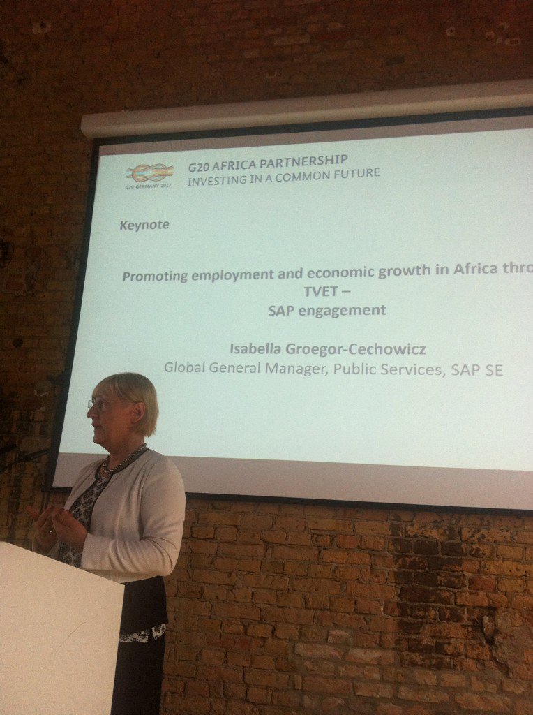 SAP Global General Manager says  gap in skills affects Africa growth.