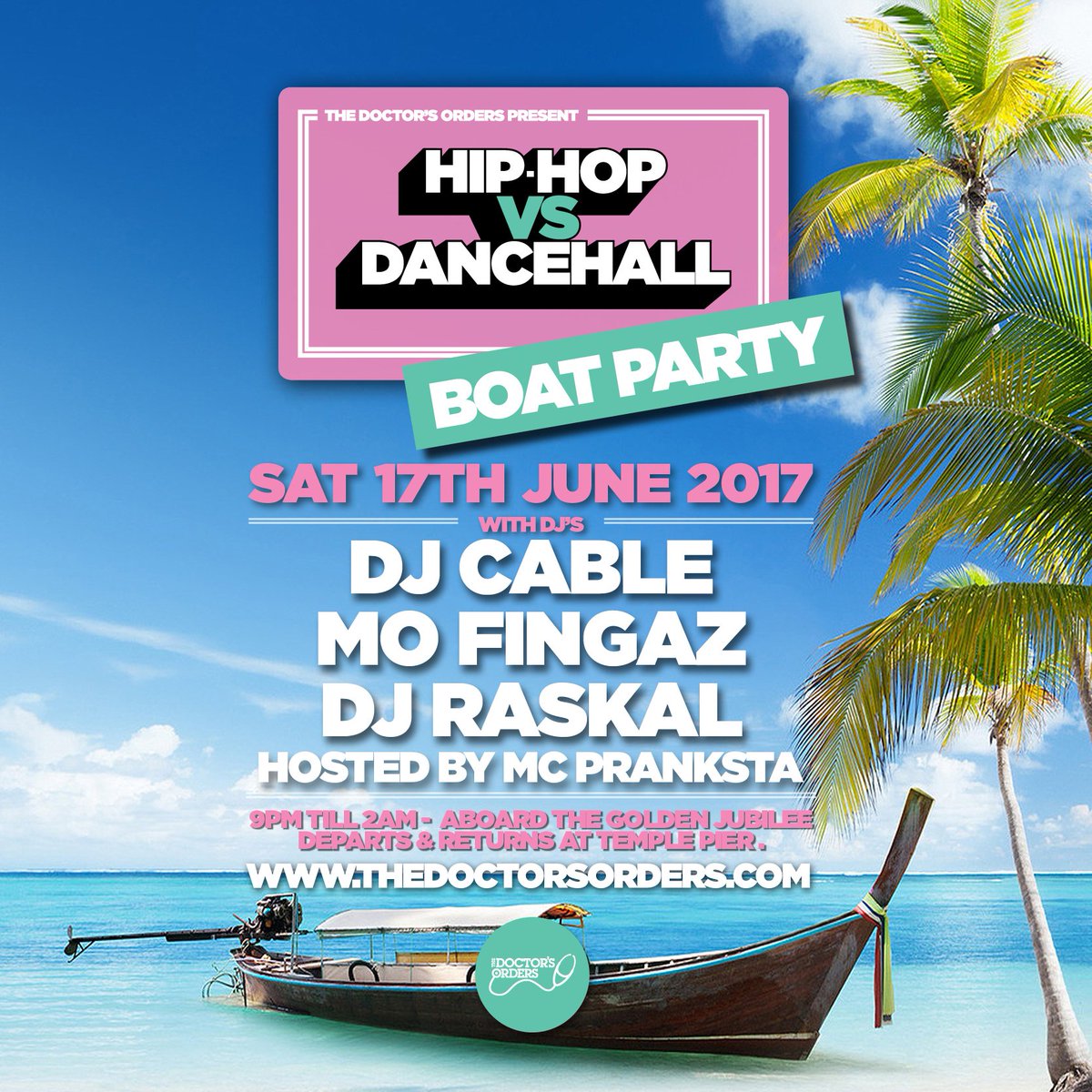 TheDocsOrders's tweet photo. This Saturday we're taking the HOTTEST HipHop &amp; Dancehall on the Thames! Don't miss it &amp; grab ur tix before they go: https://t.co/WVvuTI1s9b https://t.co/YRfmzYdi6r