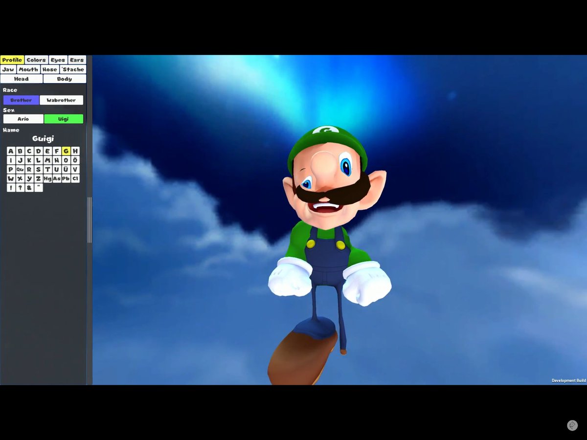 theRJMoore's tweet photo. Dear lord, he looks like a messed-up Keebler Elf 😂 #Guigi #CoolGamesInc #SuperMarioBrosMaker @Polygon @griffinmcelroy @Babylonian https://t.co/j3qPf9bQ2t