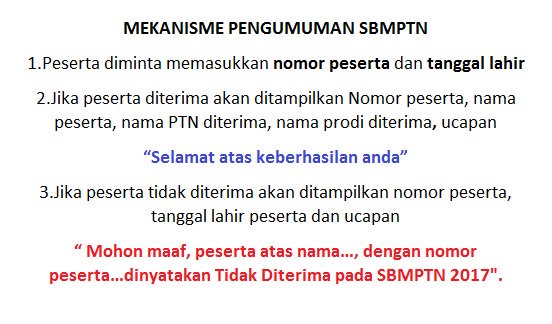 univ_indonesia's tweet photo. 5) Berikut panduan untuk melihat Hasil Seleksi #SBMPTN2017 
via @SIMAK_UI https://t.co/ApuePqmoGP