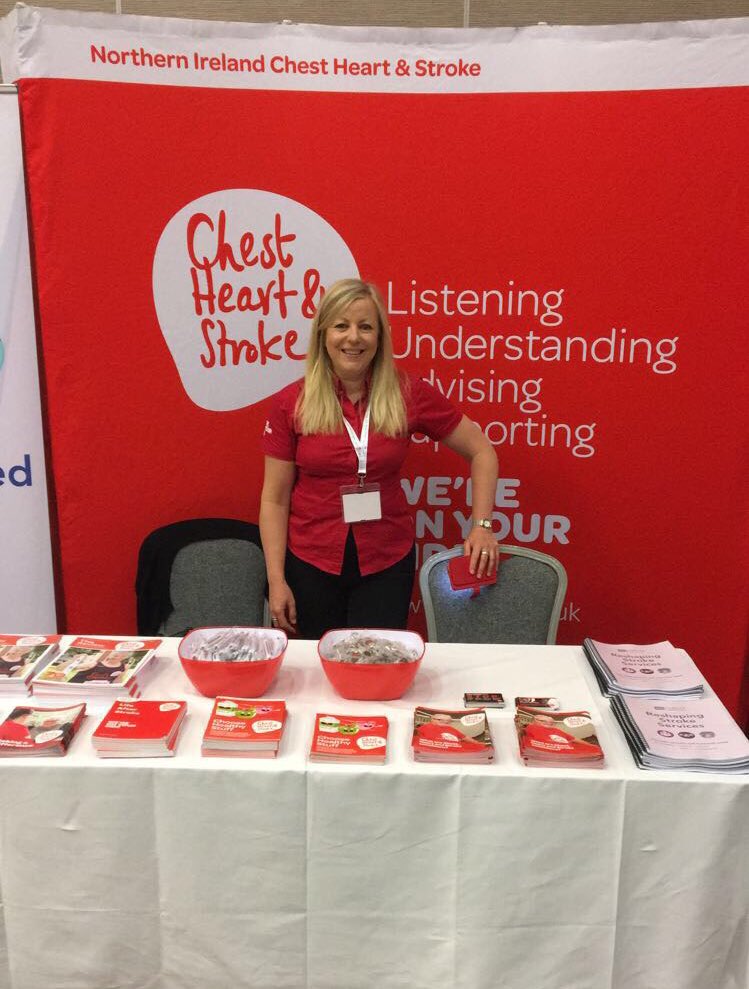 Sinead_R89's tweet photo. Visit the NICHS stand today at @nimastStroke Conference @CrownePlaza Belfast @TheStrokeAssoc #NIMAST https://t.co/0DNZ995r2Y