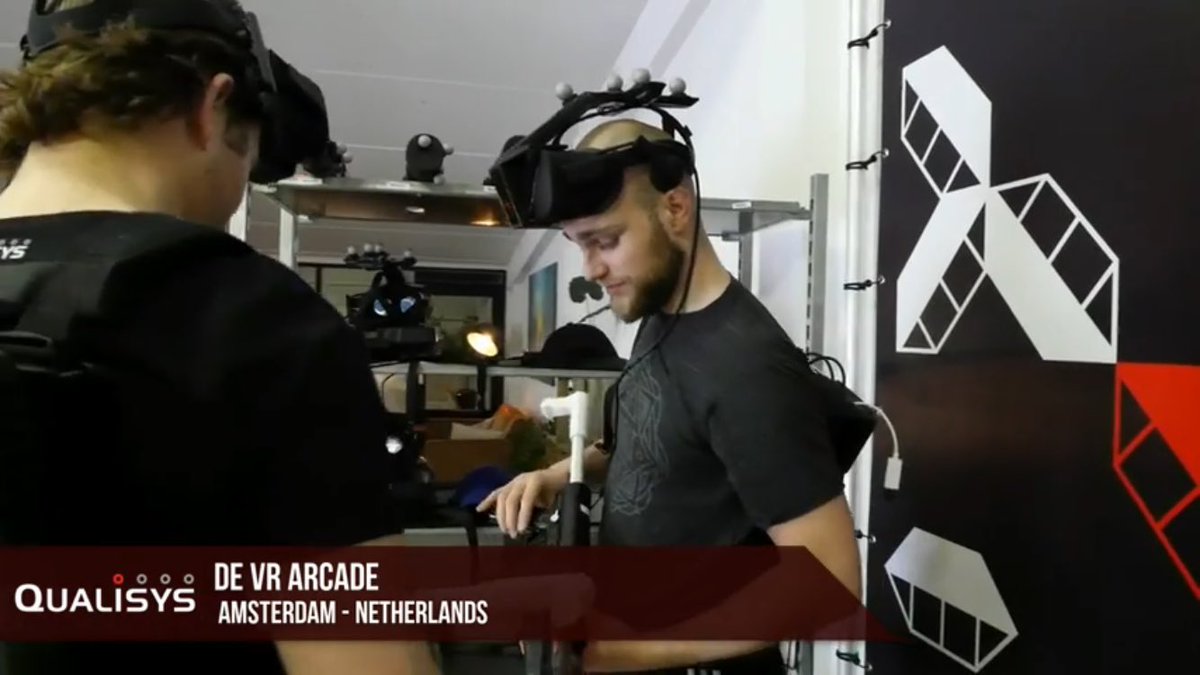 Trinoma_fr's tweet photo. Free-roaming low-latency #arenascale #VR #mocap made easy with @Trinoma_fr and @qualisysab solutions ! https://t.co/3x2T9WWVMs https://t.co/wAxQMSBe2t
