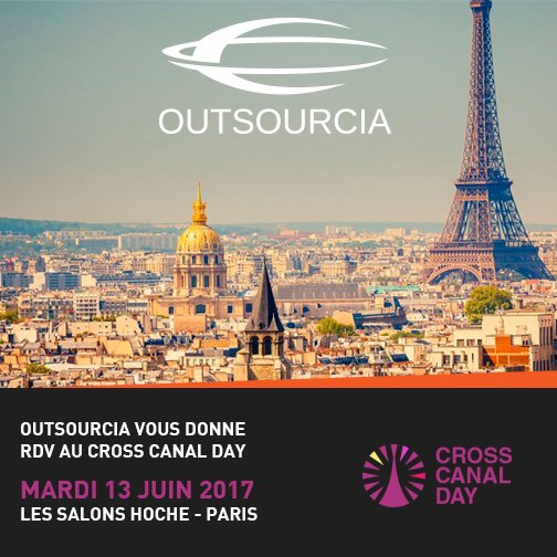 L'équipe #Outsourcia vous donne RDV au #CCDay salons Hoche à Paris. <a href="/CrossCanalDay/">CROSS CANAL DAY</a>