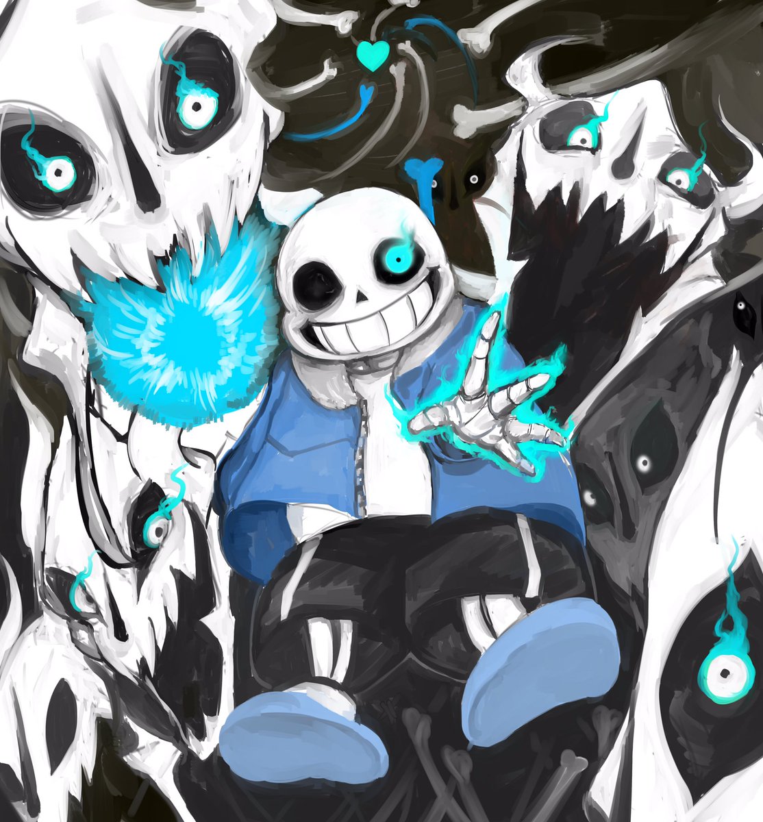 以前描いたundertaleの絵です 