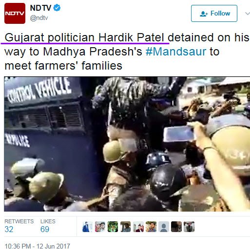 ramgopaldass_77's tweet photo. Haha....The Crooks &amp; Liars of #LutyensDelhi> @ndtv turn a Clownish so-called activist> Hardik Patel to a 'Gujarat Politician'.
@mediacrooks https://t.co/hozxTyKxZY