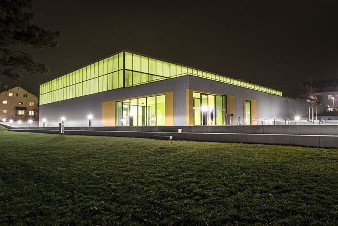 glassonweb's tweet photo. #OKALUX K #insulating #glass adds striking look to Neumatt Sports Hall, #Switzerland https://t.co/Yqm5LRkfo7 https://t.co/sME3HvpKka