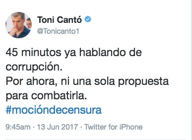 Barbijaputa's tweet photo. Al parecer, una moción de censura al partido más corrupto de Europa no le parece a Ciudadanos que sea combatir la corrupción. https://t.co/oQ87GACLjf