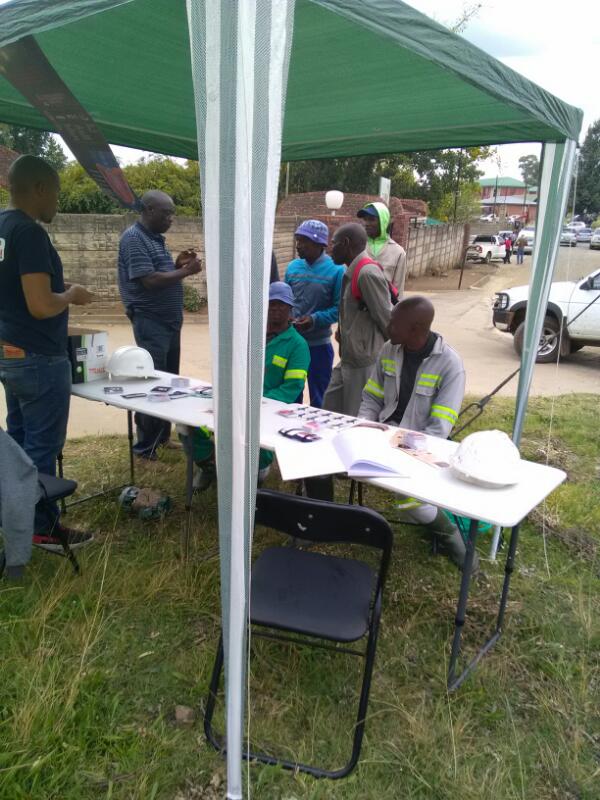 MIT_ORG's tweet photo. The #MineworkersDevelopmentAgency Occupational Safety dept. in Lesotho conducted health & safety checks for mineworkers last week. #MITCares https://t.co/0C4PaxQjo0