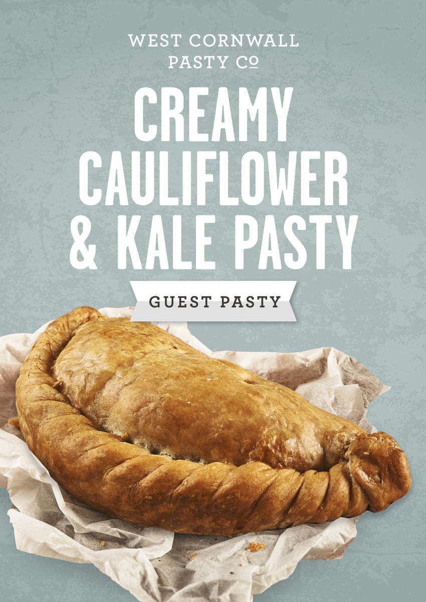 wcornwallpasty's tweet image. Have you heard about our two brand new GUEST PASTIES!? Creamy Cauliflower &amp;amp; Kale and Steak &amp;amp; Chorizo!