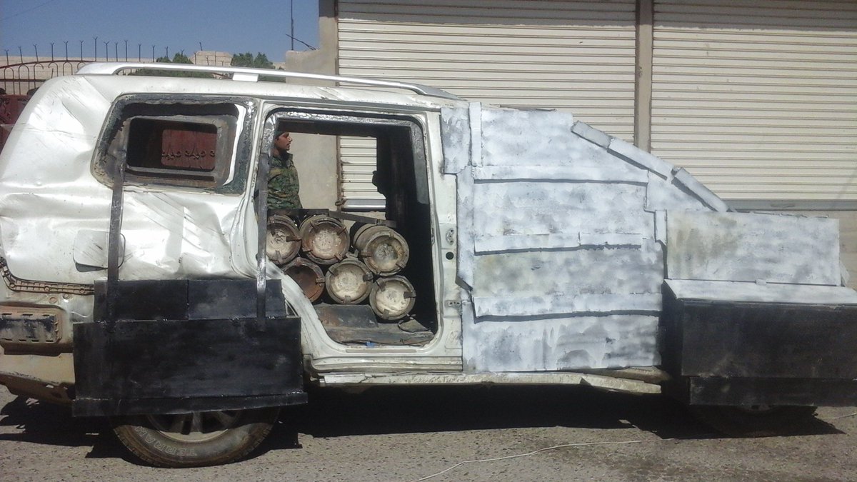 baderkhanahmad's tweet photo. #SDF forces control a bombing car in the #Mashlab neighborhood east of #Raqqa city.
#Syria #USA #ISIS #KURD #ROJAVA #YPG #YPJ https://t.co/BwDRdSWIqY