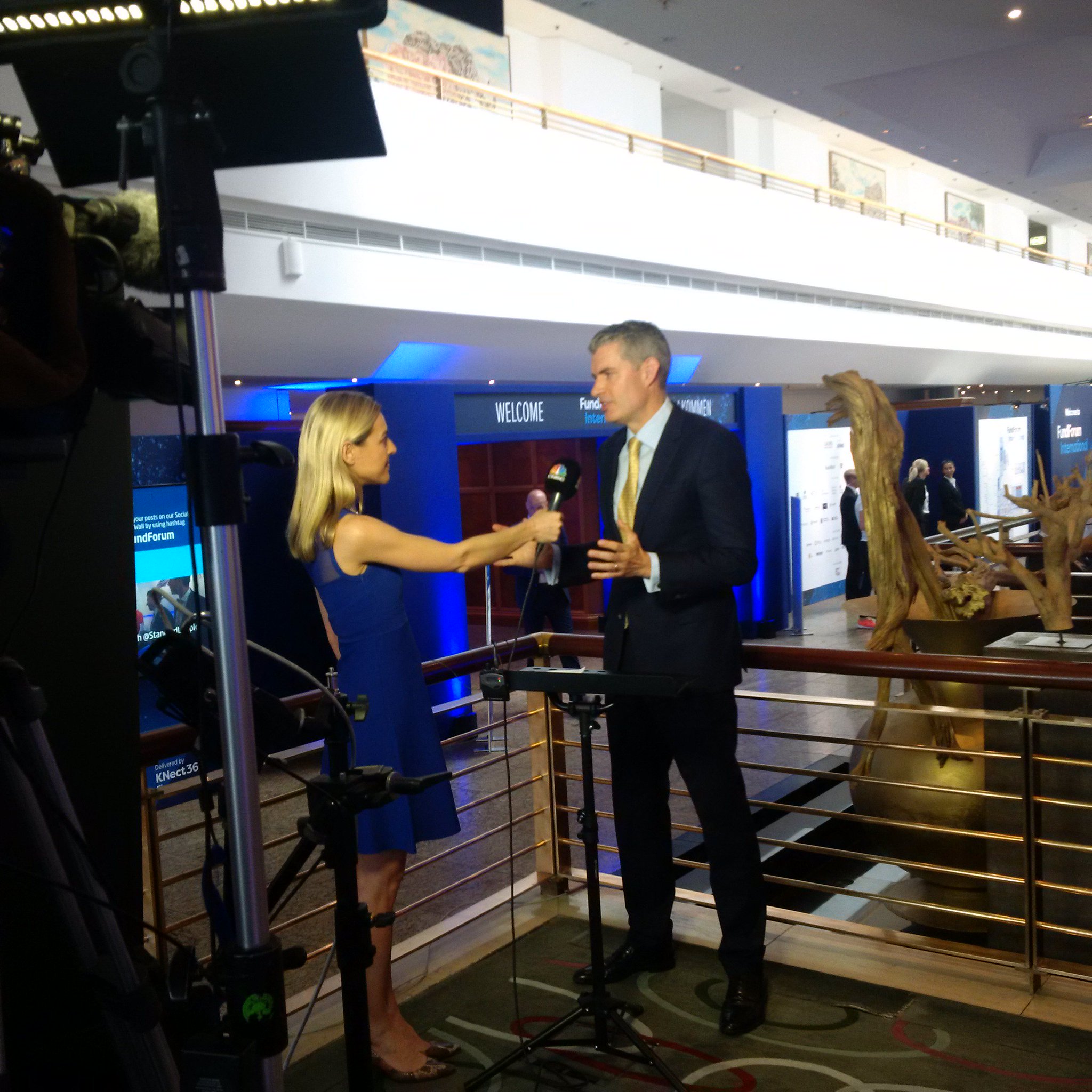 CNBC Int'l PR on Twitter: ".@GemmaActon talking to Tom Caddick, Head of ...