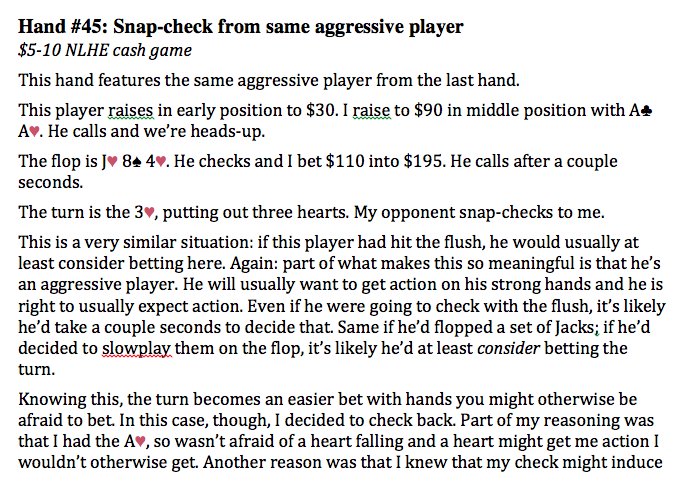 apokerplayer's tweet photo. Excerpt from book Exploiting Poker Tells. Available in ebook (&amp; Kindle) and on Amazon: https://t.co/nwA9eL8LMG https://t.co/2NMH1BUxu9