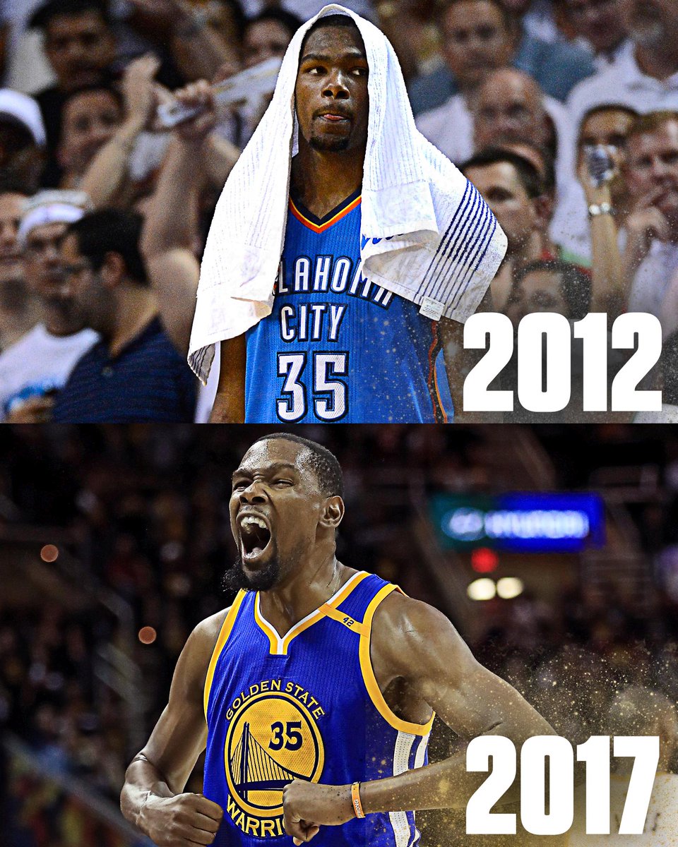 SportsCenter's tweet photo. Five years later, Kevin Durant gets his ring. https://t.co/AL0NMNpwhL