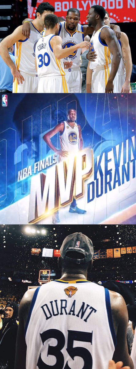 in_nba's tweet photo. NBA史��初となる3年連続の同カード
" 真の王者 "を決める因縁対決。
2017年NBAファイナルを制したのは
ゴールデンステイト・ウォリアーズ！

昨季の雪辱を果たし、悲願の王座奪還。
ファイナルMVPは幾多の困難を乗り超え、GSWに優勝をもたらしたKD。
本当におめでとう。 https://t.co/he5p5dDm5J