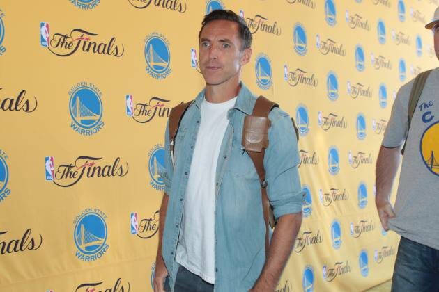 Congratulations to Warriors shooting coach <a href="/SteveNash/">Steve Nash</a> for getting a ring and being a part of a championship team. Long overdue.
