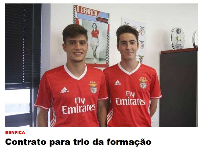 TeamMercato's tweet photo. A Bola : #Benfica va faire signer un contrat pro à Gonçalo #Gomes (16 / Att), Daniel #Martins (16 / Lat), et Diogo #Fustiga (16 / GB) https://t.co/DorNsx7qcT