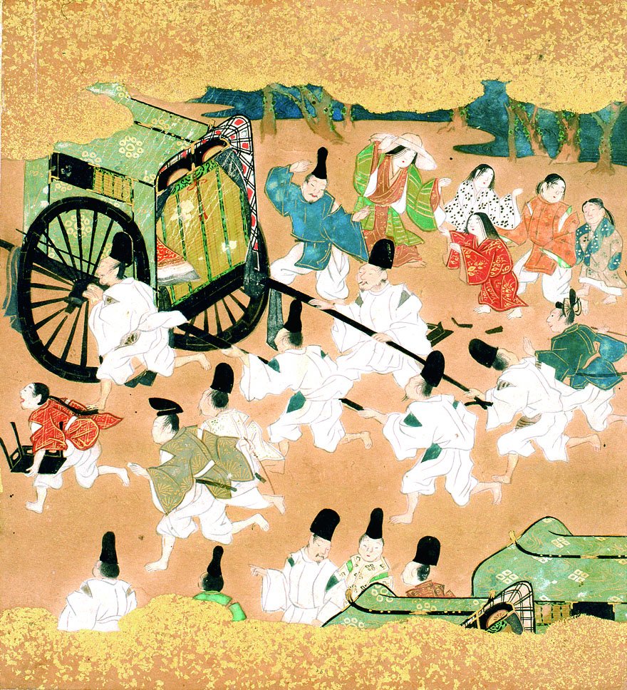 勉誠出版編集部 表紙の絵は伝土佐光信筆 源氏物語画帖 九曜文庫蔵 より 紅葉賀 巻の源氏が頭の中将と青海波を舞う場面です 誰もがその神々しいまでの美しい舞いに 心を奪われてしまいます 表紙の裏の絵は 葵 巻の 車争いの場面です 賀茂祭で 勉誠出版編集部 表紙の絵は伝土佐光信筆 源氏物語画帖 九曜文庫蔵 より 紅葉賀 巻の源氏が頭の中将と青海波を舞う場面です 誰もがその神々しいまでの美しい舞いに 心を奪われてしまいます 表紙の裏の絵は 葵 巻の 車争いの場面です 賀茂祭で