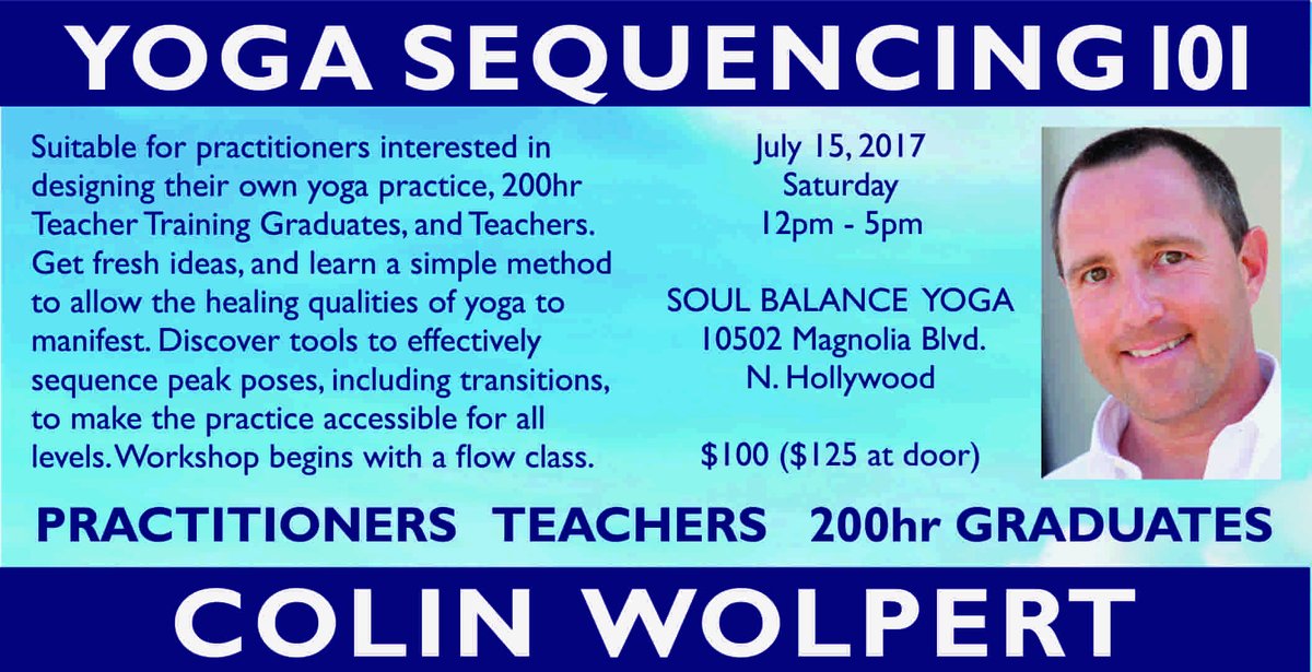 FeetFaceForward's tweet photo. YOGA SEQUENCING 101 for Teachers, Students and 200hr Grads. Hollywood, July 15, 12pm. #feetfaceforward #yogateacher #vinyasa #hatha #health https://t.co/ROpgTotZCZ