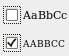 FakeUnicode's tweet photo. #c:checked + label {text-transform:lowercase;font-variant:small-caps;}
<input type="checkbox" id="c"><label for="c">AaBbCc</label>
#LazyUI https://t.co/HWqPLIkaSn