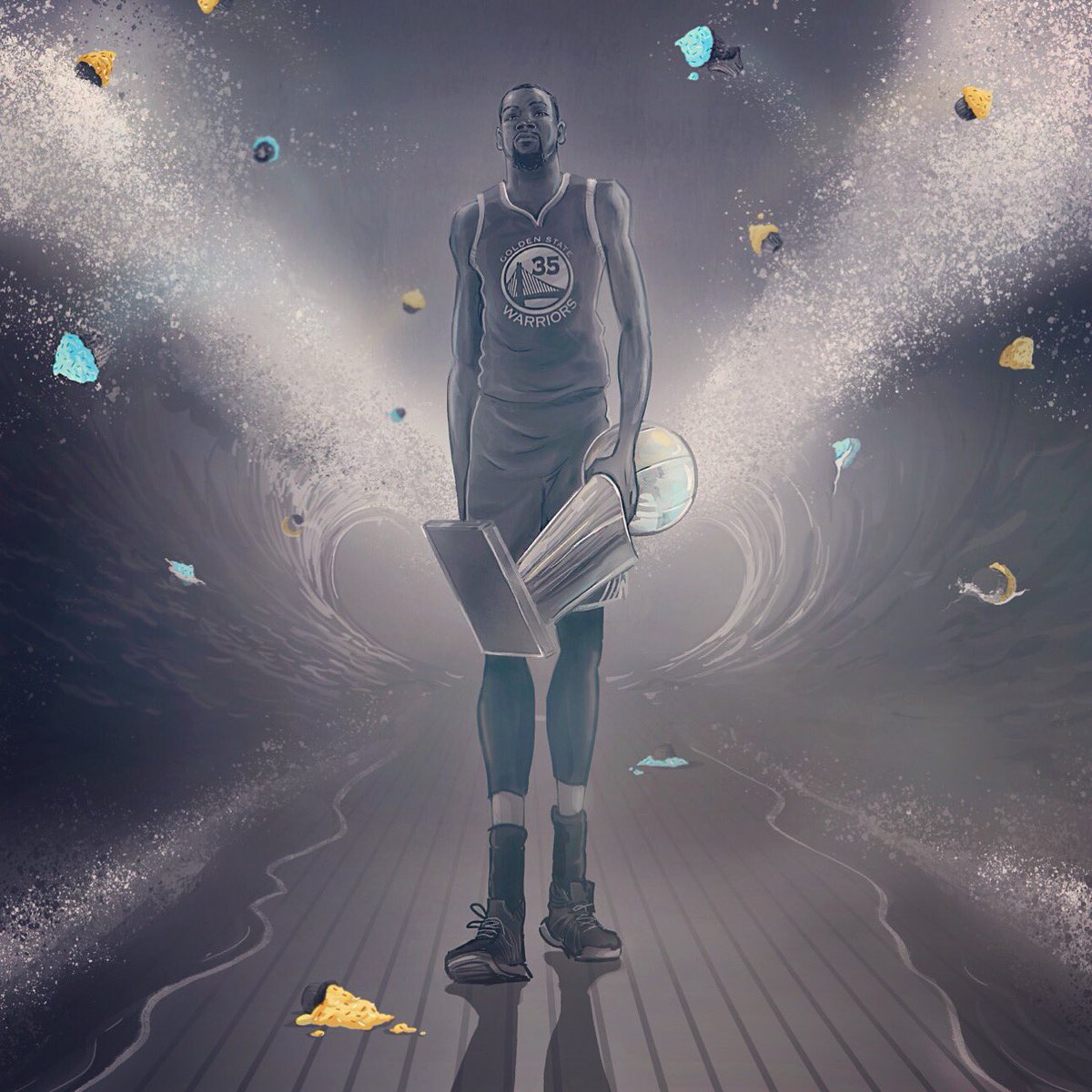 The Icing
.
Congrats 2017 NBA Champs! Can we all admit that was about as fun a 5 game series as we'll ever see?! #gsw #kd #kevindurant