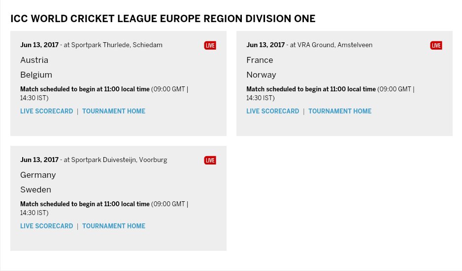 SteveinSL's tweet photo. Amazing to see #SAsian communities keeping #cricket alive in #Europe. Check the team sheets for all these matches https://t.co/REpseaGUwh https://t.co/Eq05q8Z9Hk