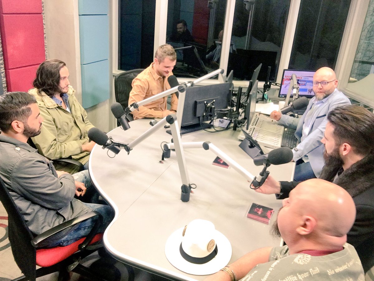 DanielBaronSA's tweet photo. Some of the @VoiceSA contestants with me at @GrootFM. Chatting about all things radio &amp; my new album #WeekendOfMassDestruction #DBweekend https://t.co/TCaCyZXTJ0