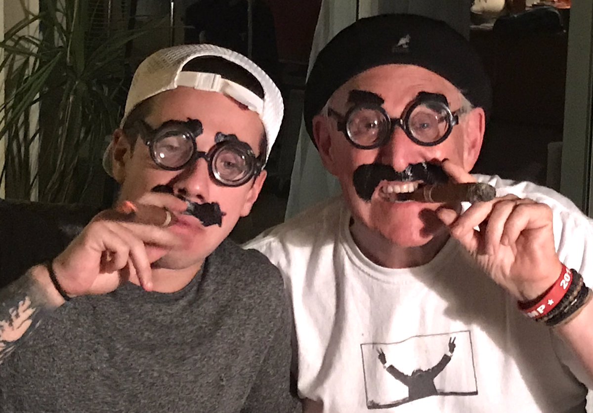 Nydia Bertran Stone on Twitter: "Roger Stone and grandson channeling