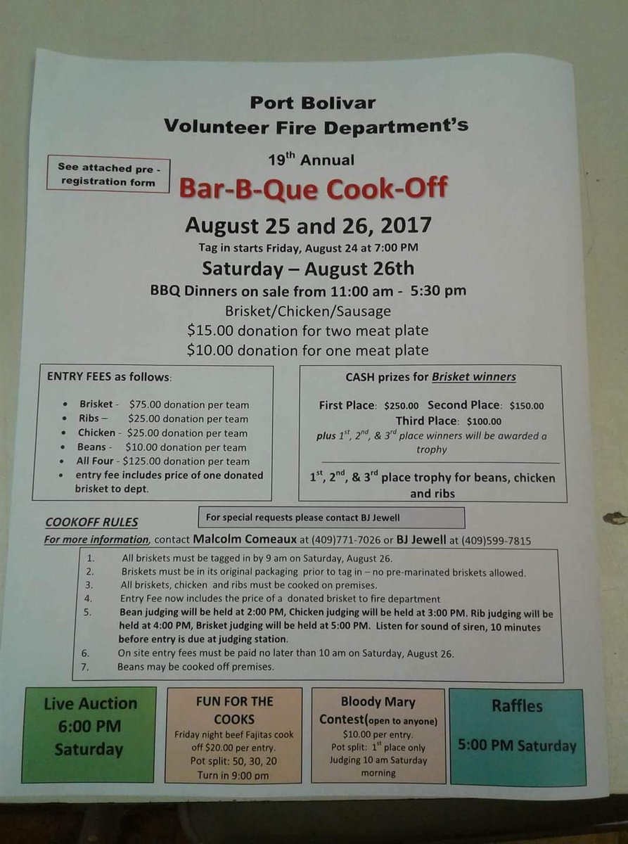 ApolloniPics's tweet photo. Guarantee to be some good food! #IMISSTXBBQ #PBVFD #COOKoff https://t.co/XhzFLOGAZ9