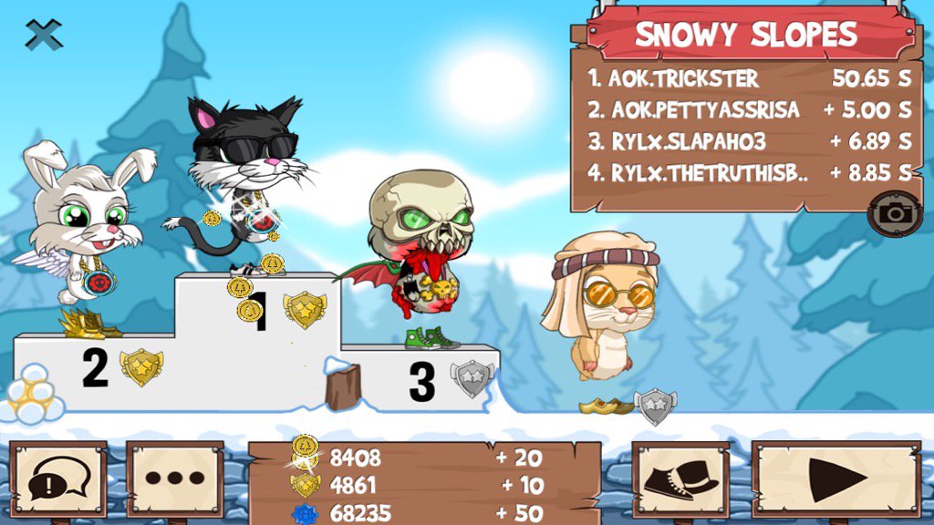 Question__18's tweet photo. All those guys just got washed #funrun2 #PettyAssRisa #SlapaHo3 #THETRUTHISBACK https://t.co/oKo9aEIWs4