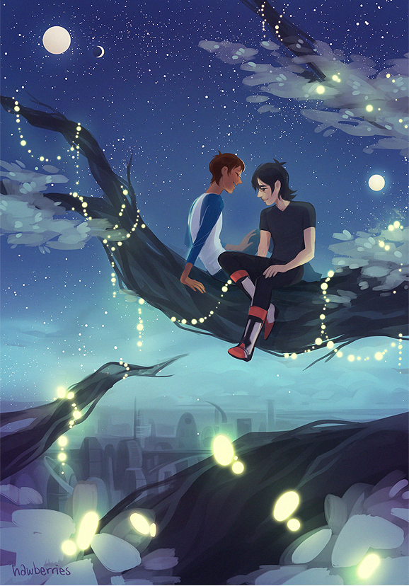 [VOLTRON] my contribution to <a href="/klancefanzine/">klance!zine</a>! in search of a moment alone on a friendly planet ✨
