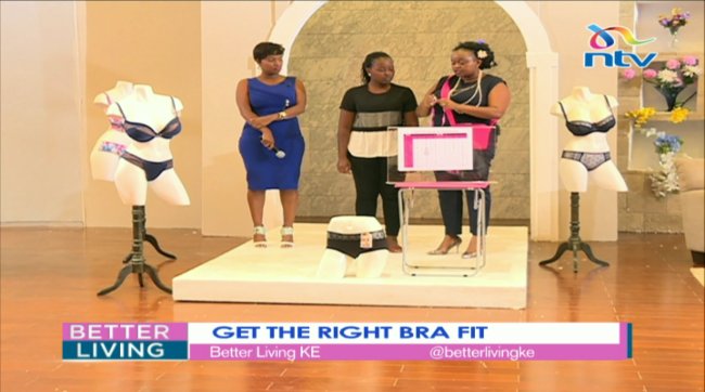 Ntv Kenya Wear A Bra That S The Size Of Your Rib Cage When You Go To Buy A Bra You Ll Be Clear How It Should Feel Wendy Waweru Ntvbetterliving