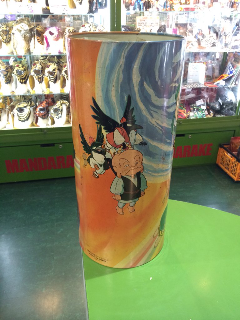 うる星やつら ゴミ箱 缶ケースだぜっ☆使用感ありですが、留美子な空間