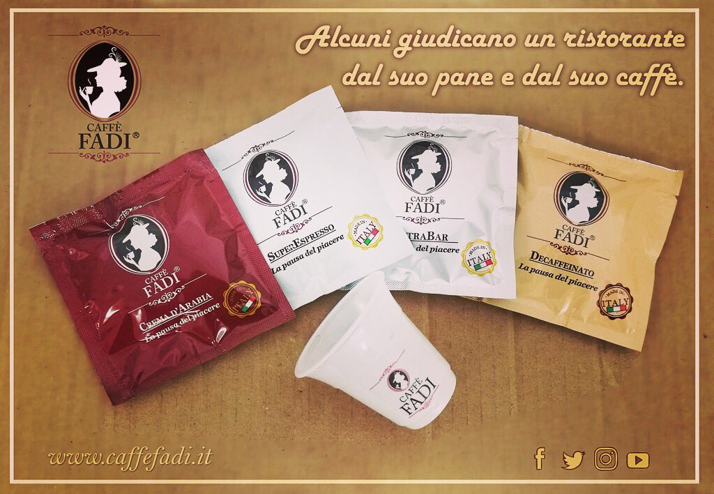 FadiCaffe's tweet photo. Non farti cogliere impreparato, offri ai tuoi clienti un'esperienza sempre appagante! Scopri il #caffèincialde
👉Servizio clienti📞0831 852455 https://t.co/GaLmU4fRus