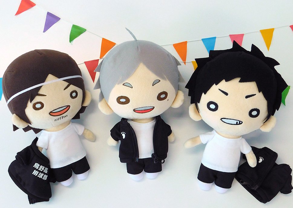 ハイキュー にとたん ぬいぐるみ 烏野セット 8月発売『ハイキュー!!にとたん おおきいぬいぐるみ』のサンプルを撮影