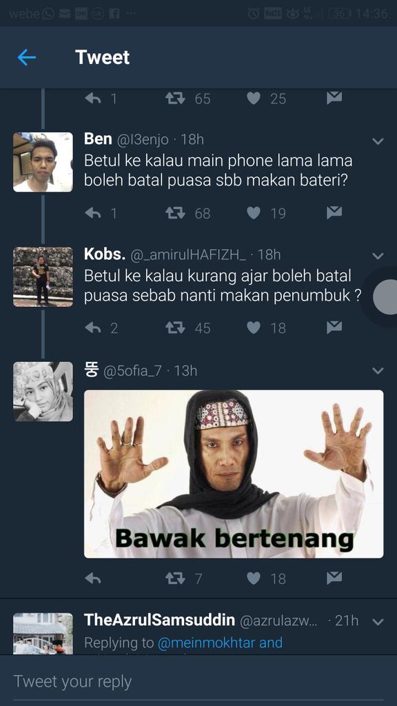 arsyad___'s tweet photo. Sbb ni lah aku tak uninstall twitter 😂😂 https://t.co/A3LpmbDcJm