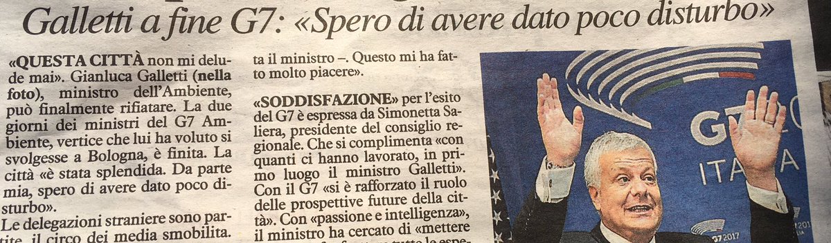 passantedimezzo's tweet photo. #galletti disturbo??? Sono altre le parole che vengono in mente! #G7m #g7ambiente https://t.co/Fn38KRwtBF